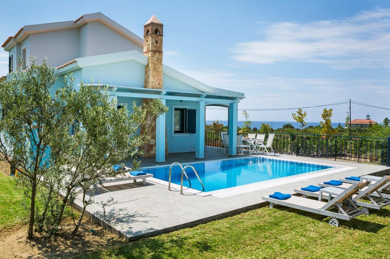 Seirios Luxury Villa Svoronata Bagian luar foto